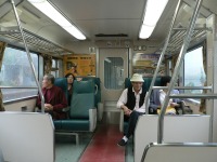 平渓線の車内